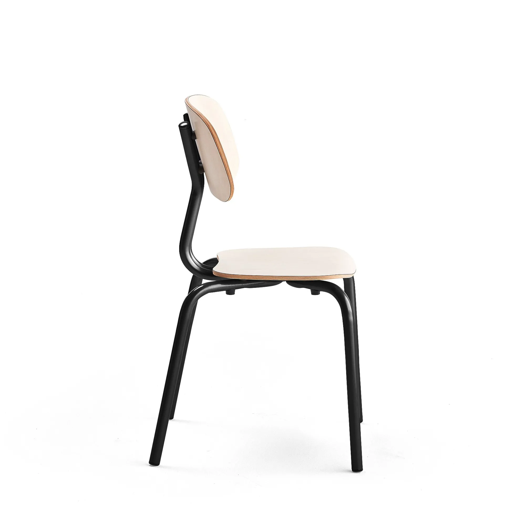 Oppilastuoli YNGVE Jalat, antrasiitinharmaa, koivu, korkeus: 460 mm