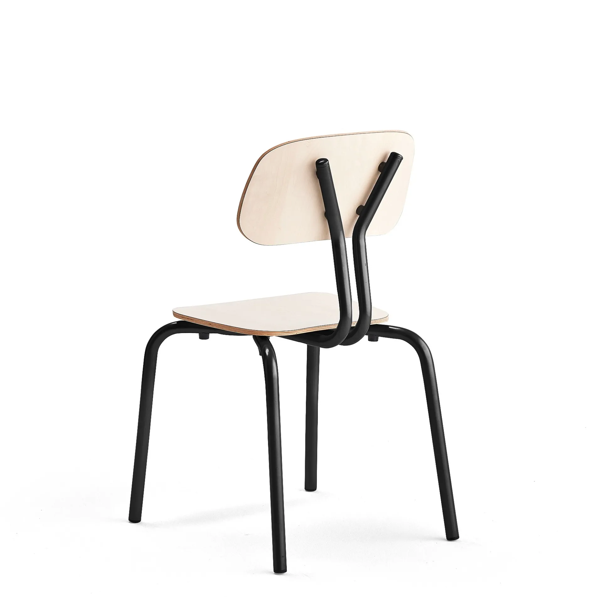 Oppilastuoli YNGVE Jalat, antrasiitinharmaa, koivu, korkeus: 460 mm