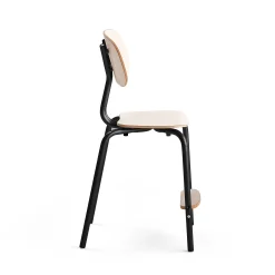 Oppilastuoli YNGVE Jalat, antrasiitinharmaa, koivu, korkeus: 520 mm
