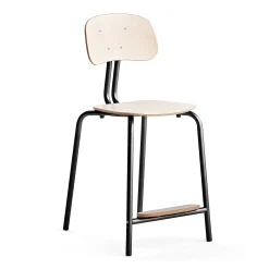 Oppilastuoli YNGVE Jalat, antrasiitinharmaa, koivu, korkeus: 610 mm