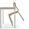 Oppilastuoli YNGVE Jalat, antrasiitinharmaa, saarni, korkeus 460 mm