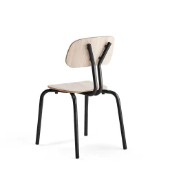 Oppilastuoli YNGVE Jalat, antrasiitinharmaa, saarni, korkeus 460 mm