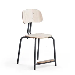 Oppilastuoli YNGVE Jalat, antrasiitinharmaa, tuhkanharmaa, korkeus: 500 mm