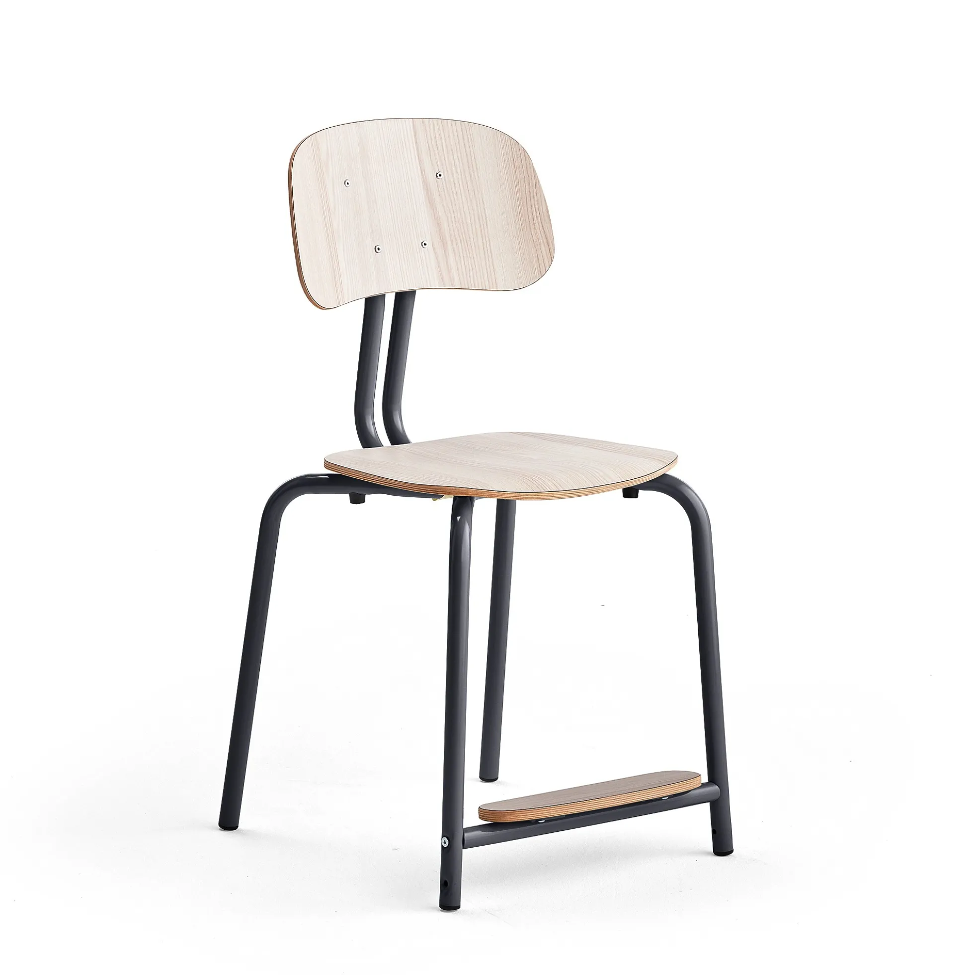 Oppilastuoli YNGVE Jalat, antrasiitinharmaa, tuhkanharmaa, korkeus: 500 mm