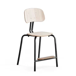 Oppilastuoli YNGVE Jalat, antrasiitinharmaa, tuhkanharmaa, korkeus: 520 mm