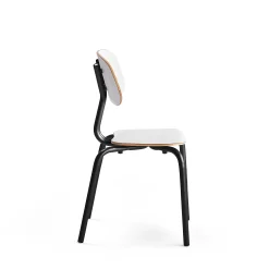 Oppilastuoli YNGVE Jalat, antrasiitinharmaa, valkoinen, korkeus: 460 mm