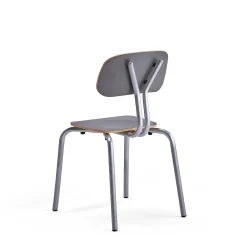 Oppilastuoli YNGVE Jalat, hopeanharmaa, antrasiitinharmaa, korkeus: 460 mm