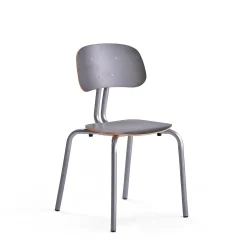 Oppilastuoli YNGVE Jalat, hopeanharmaa, antrasiitinharmaa, korkeus: 460 mm