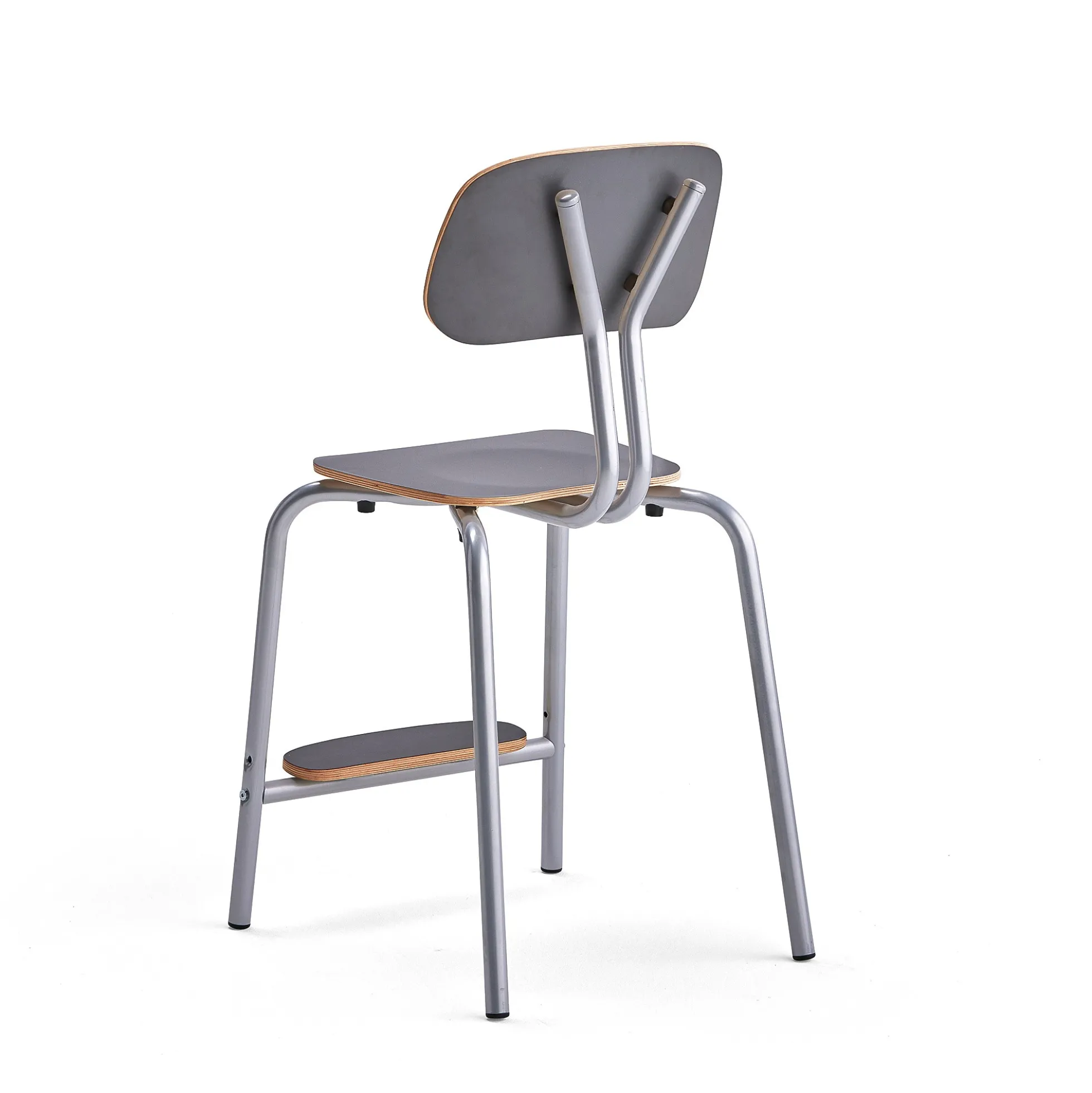 Oppilastuoli YNGVE Jalat, hopeanharmaa, antrasiitinharmaa, korkeus: 520 mm