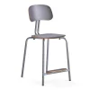 Oppilastuoli YNGVE Jalat, hopeanharmaa, antrasiitinharmaa, korkeus: 610 mm