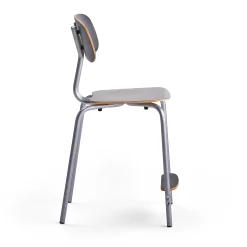 Oppilastuoli YNGVE Jalat, hopeanharmaa, antrasiitinharmaa, korkeus: 610 mm