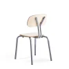 Oppilastuoli YNGVE Jalat, hopeanharmaa, koivu, korkeus: 460 mm