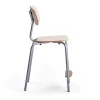 Oppilastuoli YNGVE Jalat, hopeanharmaa, saarni, korkeus 610 mm