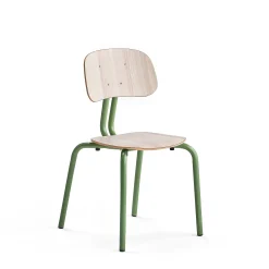 Oppilastuoli YNGVE Jalat, vihreä, saarni, korkeus 460 mm