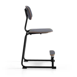Oppilastuoli YNGVE Liukunastat, antrasiitti, antrasiitti, korkeus:610 mm