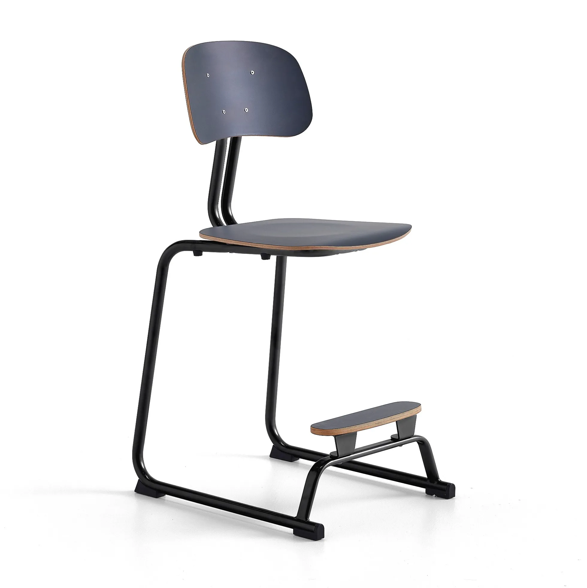 Oppilastuoli YNGVE Liukunastat, antrasiitti, antrasiitti, korkeus:610 mm