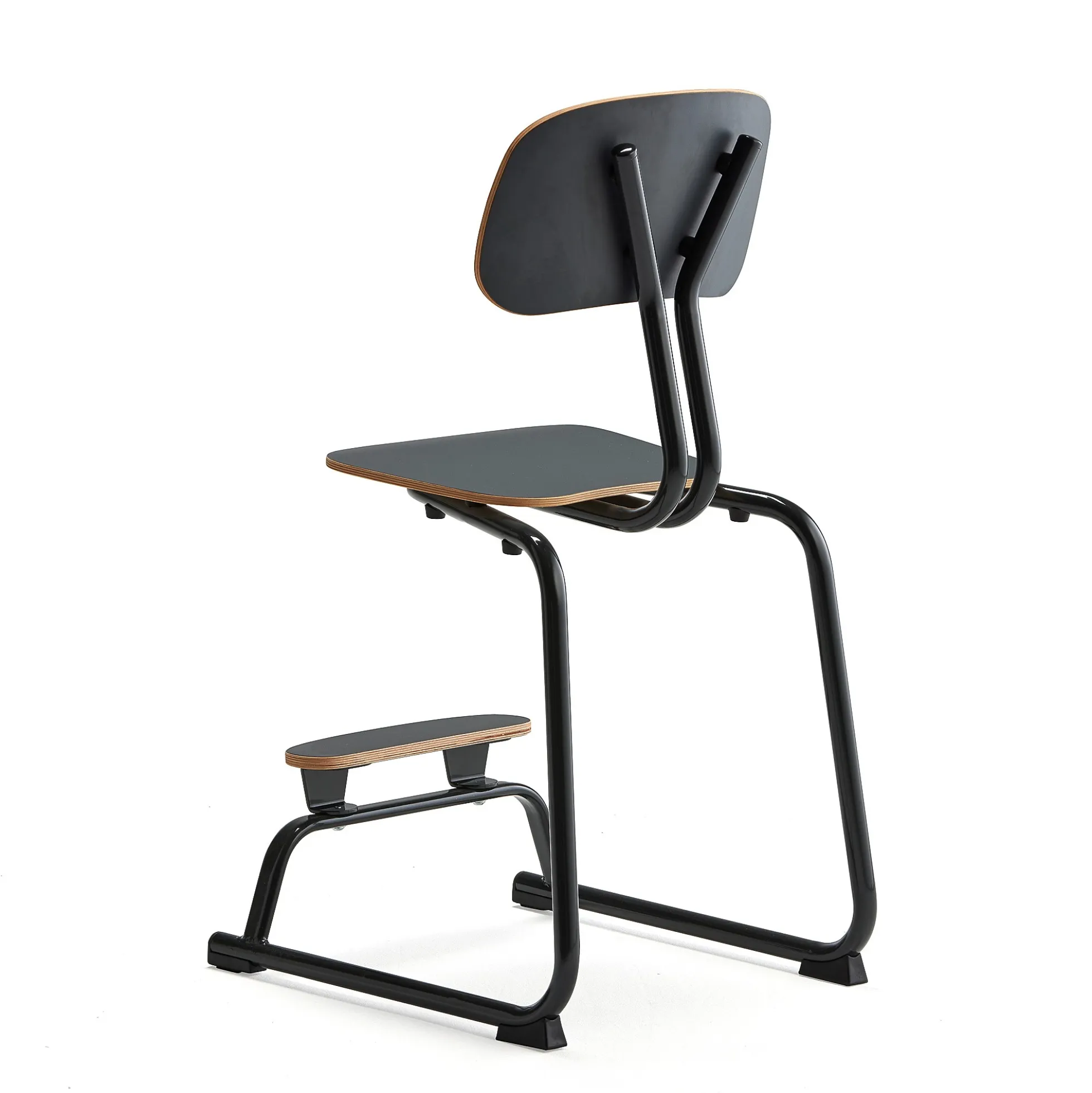 Oppilastuoli YNGVE L-malli, antrasiitinharmaa, antrasiitinharmaa, korkeus: 520 mm