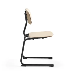 Oppilastuoli YNGVE L-malli, antrasiitinharmaa, koivu, korkeus: 460 mm