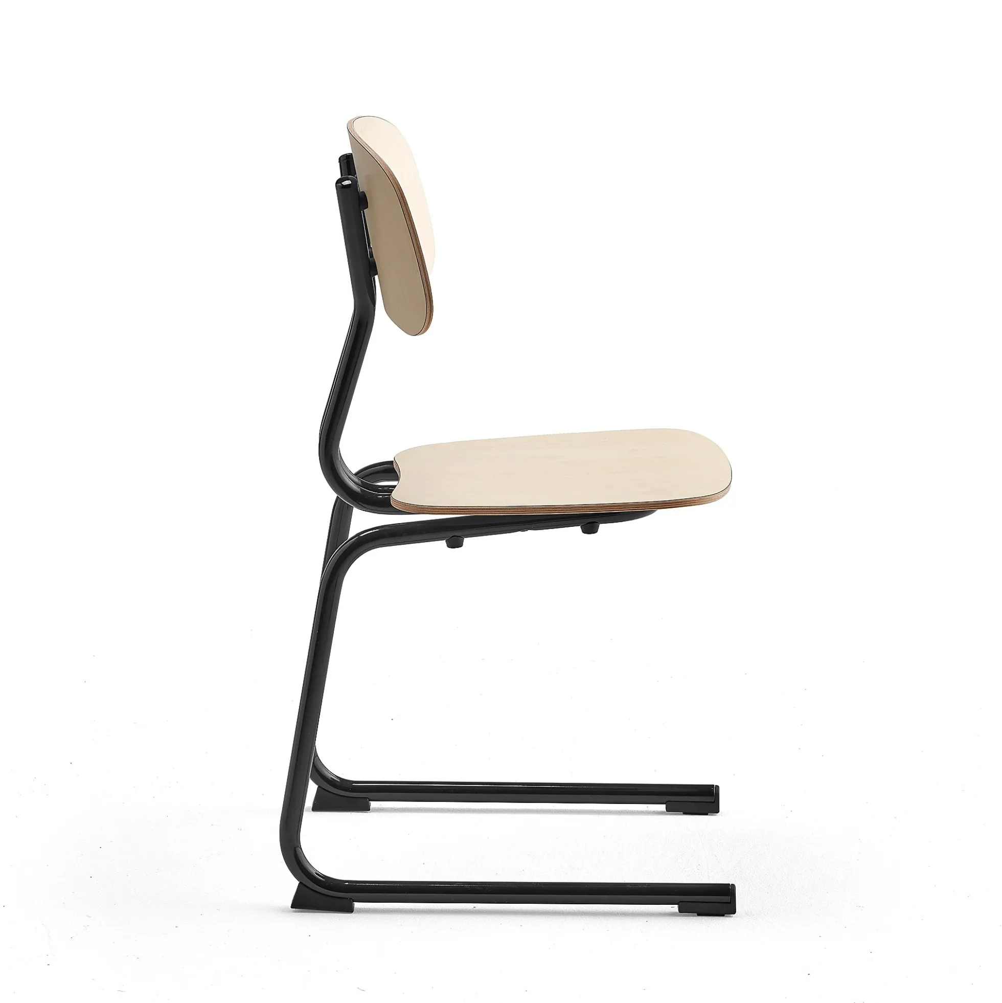 Oppilastuoli YNGVE L-malli, antrasiitinharmaa, koivu, korkeus: 460 mm