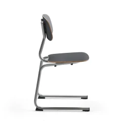 Oppilastuoli YNGVE L-malli, hopeanharmaa, antrasiitinharmaa, korkeus: 460 mm