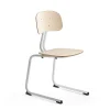 Oppilastuoli YNGVE L-malli, valkoinen, koivu, korkeus: 460 mm