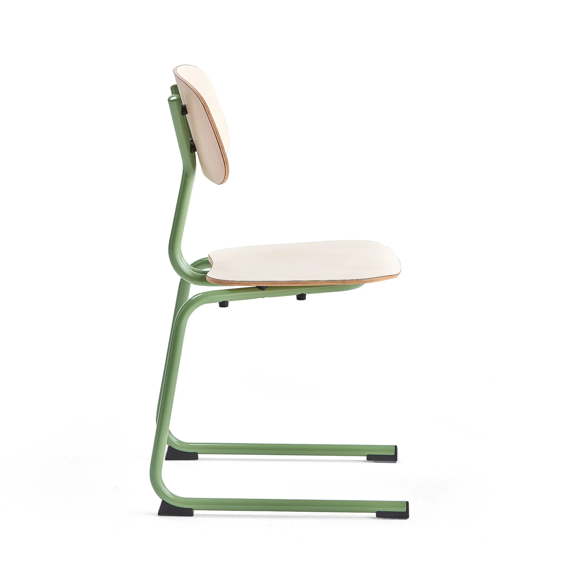 Oppilastuoli YNGVE L-malli, vihreä, koivu, korkeus 460 mm