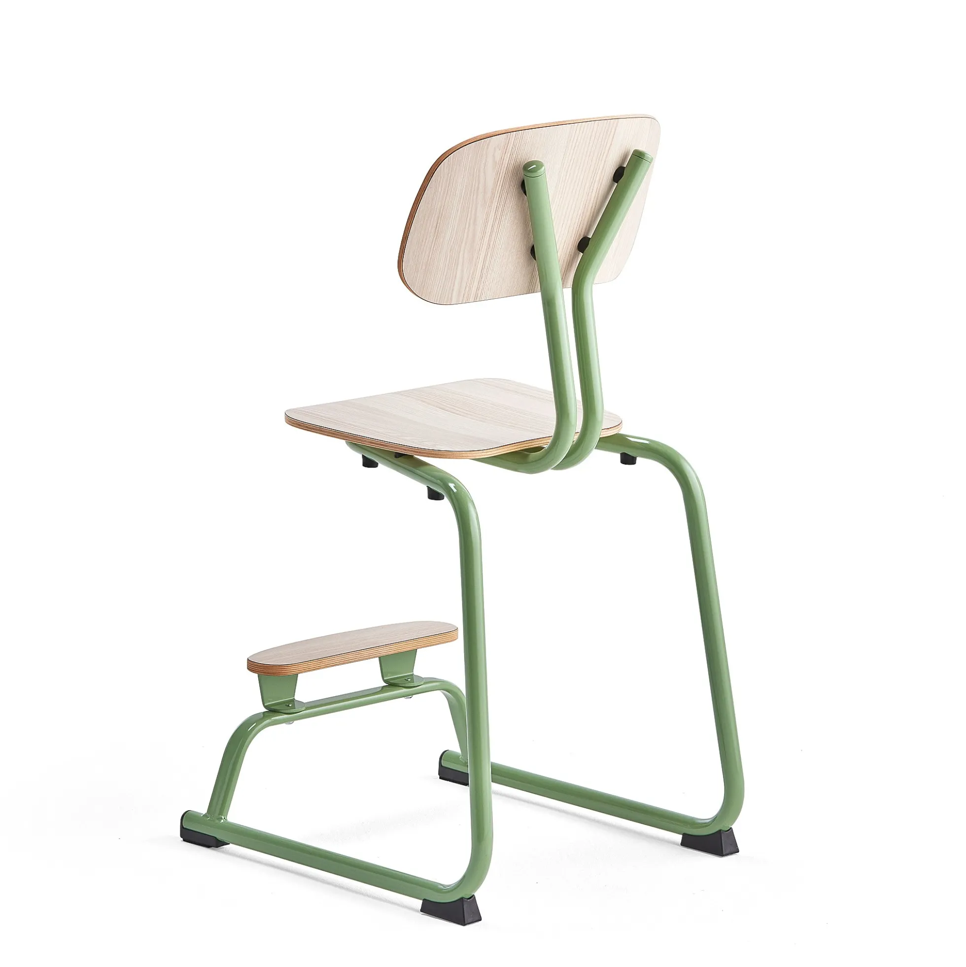 Oppilastuoli YNGVE L-malli, vihreä, saarni, korkeus 520 mm
