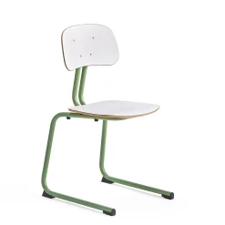 Oppilastuoli YNGVE L-malli, vihreä, valkoinen, korkeus 460 mm
