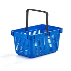 Ostoskori 27 litraa, sininen