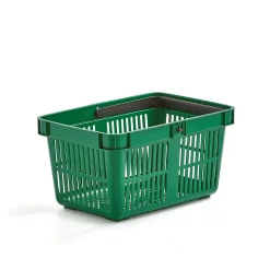 Ostoskori 27 litraa, vihreä, 22 kpl