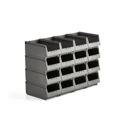 Ottolaatikko AJ 9000 Sarja-73, 350x206x155 mm, 16 kpl, grey