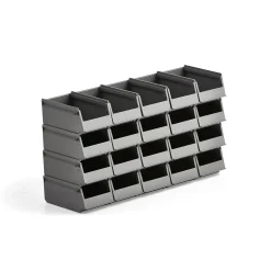 Ottolaatikko AJ 9000 Sarja-75, 170x105x75 mm, 20 kpl, grey