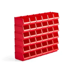 Ottolaatikko AJ 9000 Sarja-74, 250x148x130 mm, 36 kpl, punainen