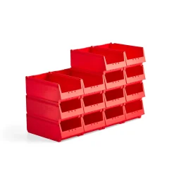 Ottolaatikko AJ 9000 Sarja-68, 400x230x150 mm, 14 kpl, punainen
