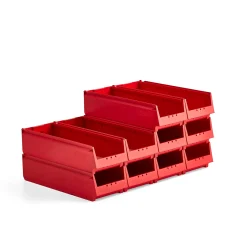 Ottolaatikko AJ 9000 Sarja-70, 600x230x150 mm, 10 kpl, punainen