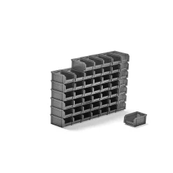 Ottolaatikko APART 165x105x80 mm, 48 kpl, harmaa