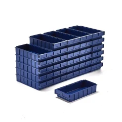 Ottolaatikko DETAIL Laatikkoon mahtuu 5 jakajaa, 400x188x80 mm, sininen, 30-pack