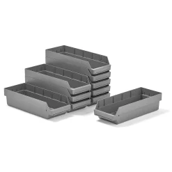 Ottolaatikko REACH 600x240x150 mm, 10 kpl, harmaa