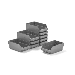 Ottolaatikko REACH 400x240x150 mm, 10 kpl, harmaa