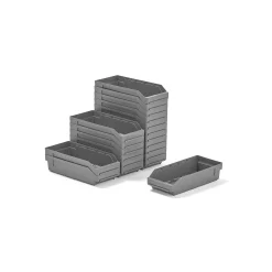 Ottolaatikko REACH 400x180x95 mm, 20 kpl, harmaa