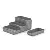 Ottolaatikko REACH 500x240x95 mm, 15 kpl, harmaa