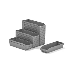 Ottolaatikko REACH 500x180x95 mm, 20 kpl, harmaa
