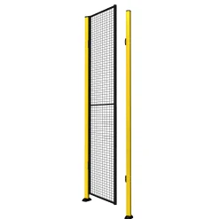 Ovi X-GUARD Yksiosainen, ilman yläputkea, sis. pylväät ja verkkoelementin, 2000x900 mm