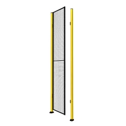 Ovi X-GUARD Yksiosainen, ilman yläputkea, sis. pylväät ja verkkoelementin, 2300x900 mm