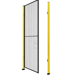 Ovi X-GUARD Yksiosainen, ilman yläputkea, sis. pylväät ja verkkoelementin, 2000x1500 mm