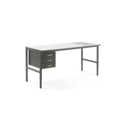 Pakettitarjous CARGO Pakkauspöytä, rullat, 2000x750 mm, 3 vetolaatikkoa