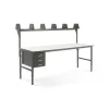 Pakettitarjous CARGO Pakkauspöytä, 2400x750 mm, 3 vetolaatikkoa, ylähylly