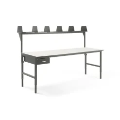 Pakettitarjous CARGO Pakkauspöytä, 2400x750 mm, vetolaatikko, ylähylly