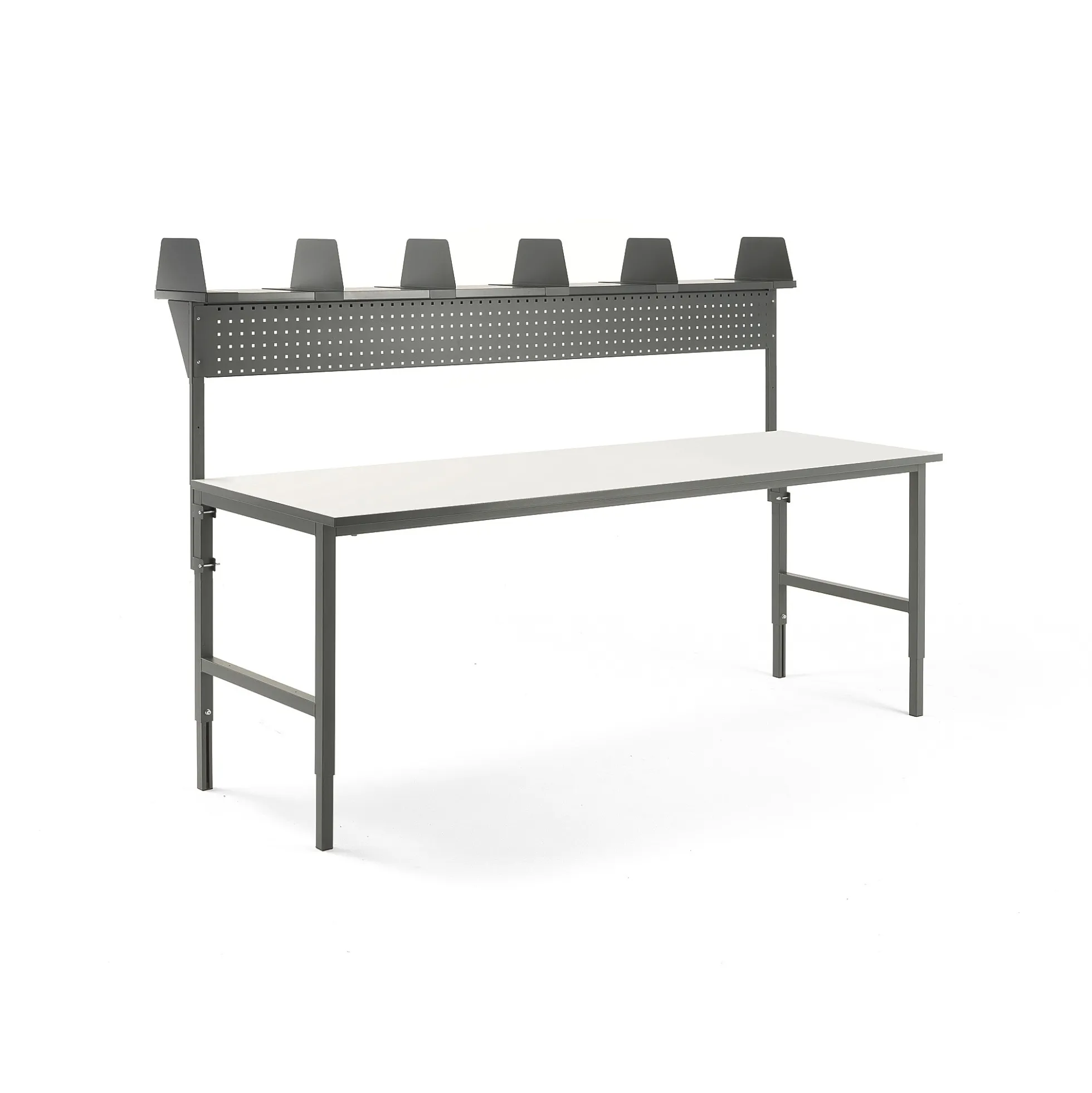 Pakettitarjous CARGO Pakkauspöytä, 2400x750 mm, ylähylly, 1 työkalutaulu