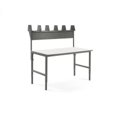 Pakettitarjous CARGO Pakkauspöytä, 1600x750 mm, ylähylly, 1 työkalutaulu